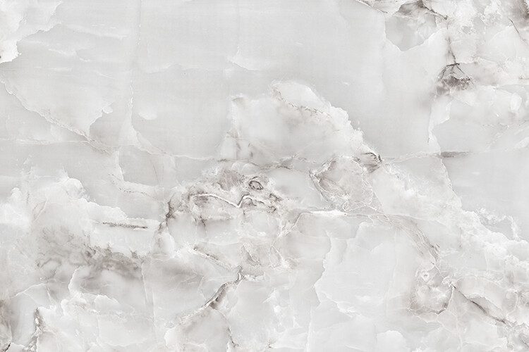 Détail du motif en marbre blanc