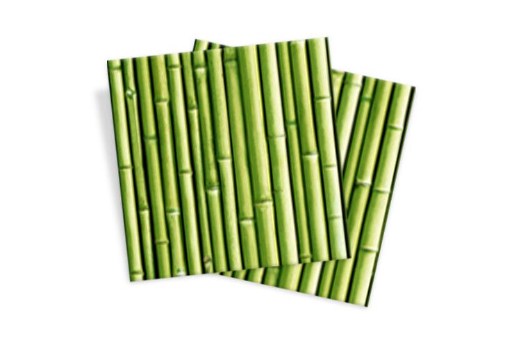 Dessous de verre Vinyle Bambou